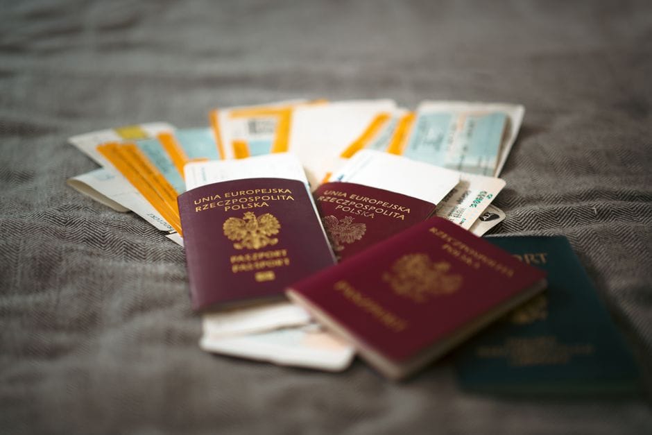 Nigeria passport and identification documents for UK immigration