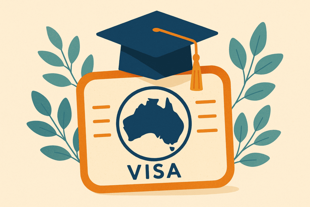 IELTS vs PTE for Australian student visa illustration