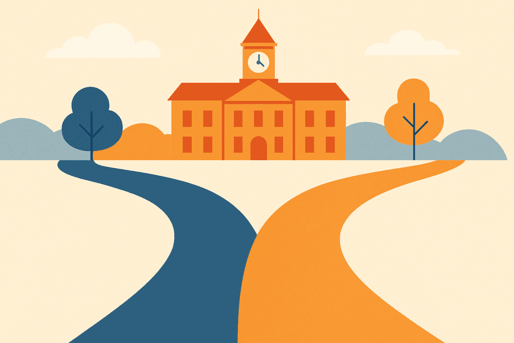 TOEFL vs IELTS for US graduate school illustration